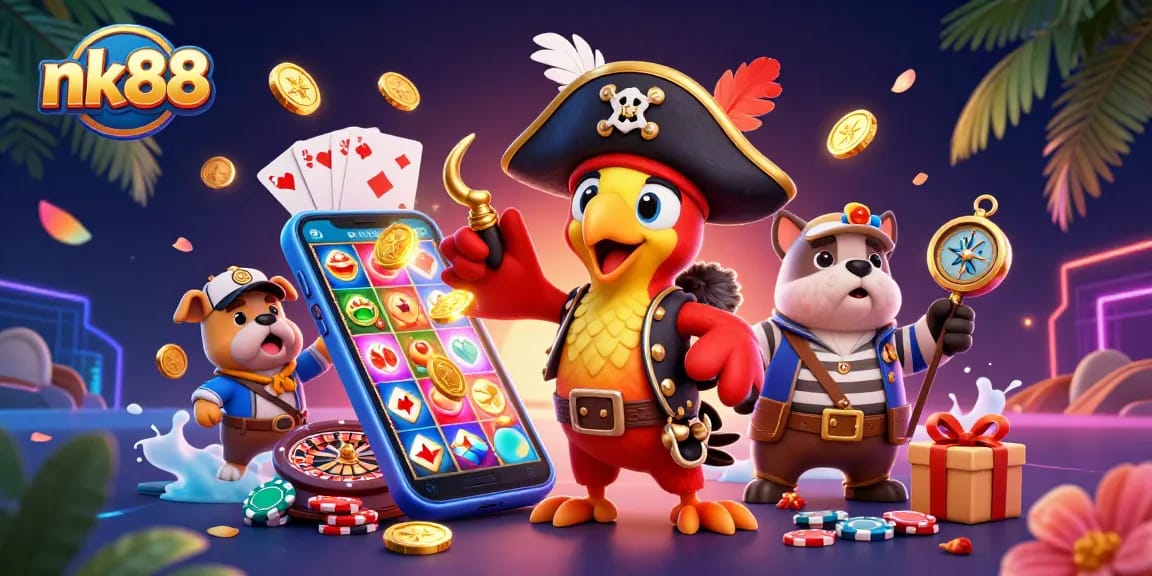 Experience thrilling gaming action at nk88 with colorful slot games and dynamic play elements.