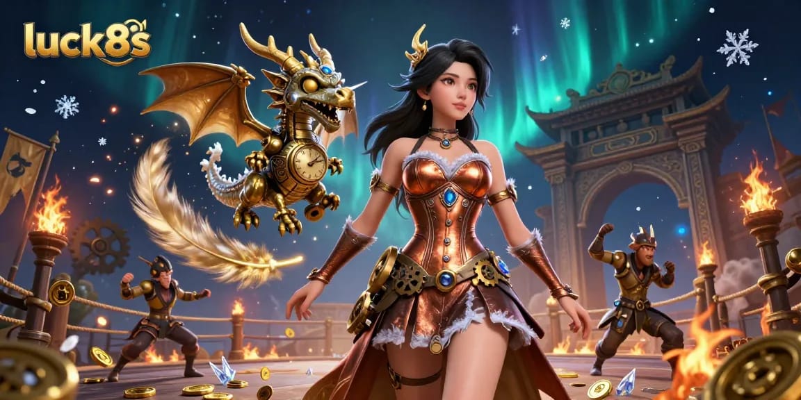 Experience thrilling gameplay with luck8s as captivating characters navigate a vibrant casino world filled with dynamic energy.