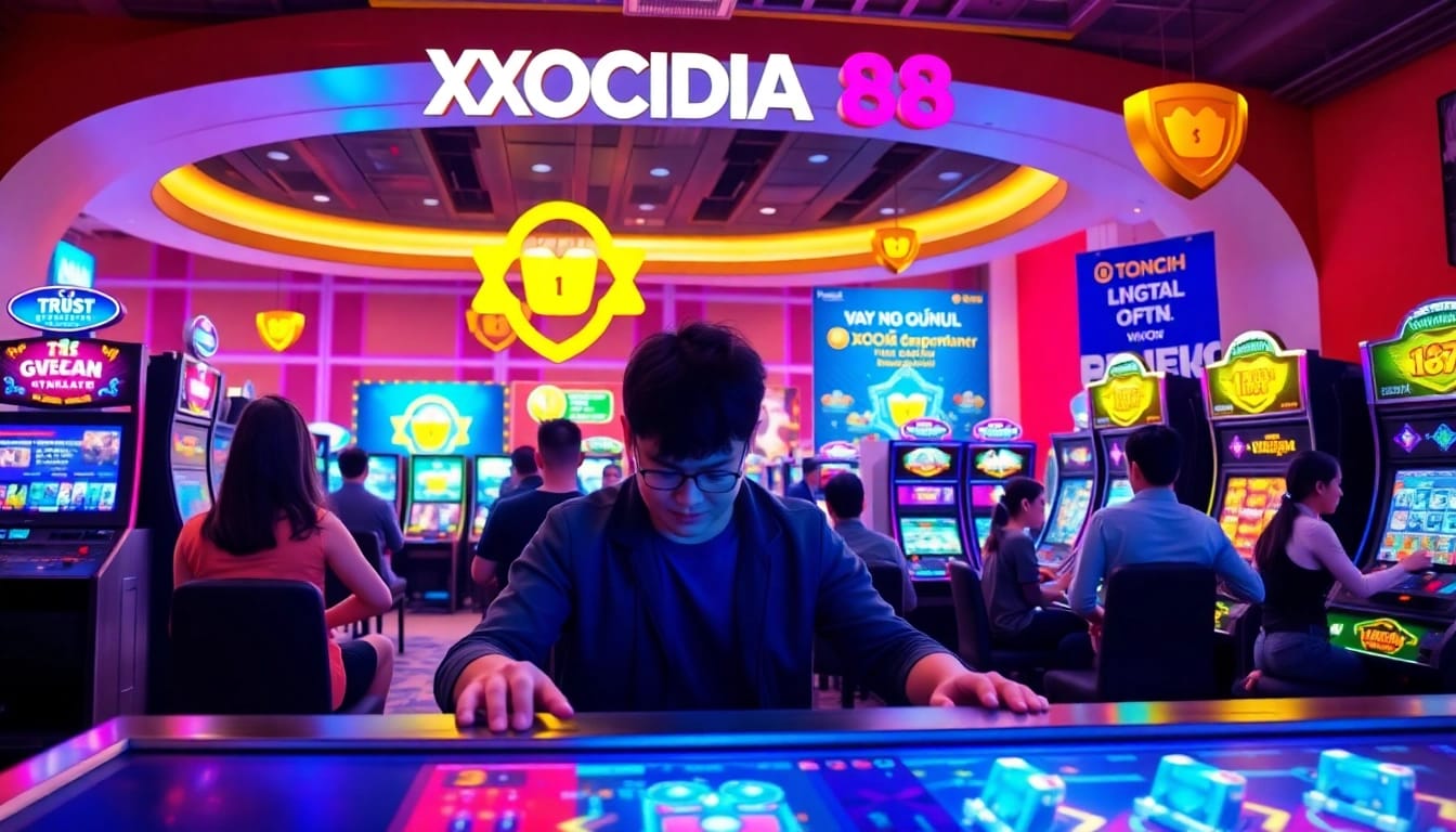 Exciting gaming experience at XOCDIA 88 platform featuring various online games.