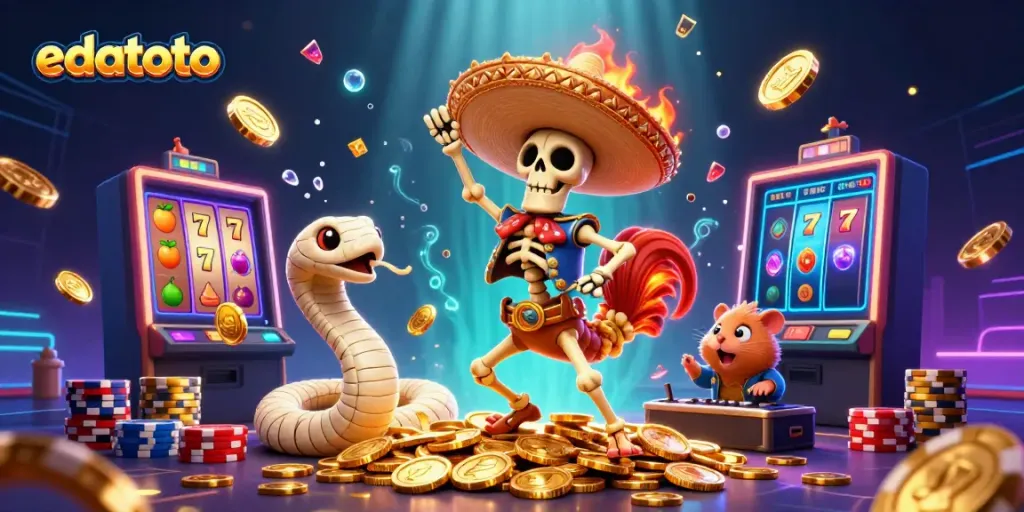Menangkan jackpot dengan edatoto melalui permainan slot seru dan visual menarik 3D.