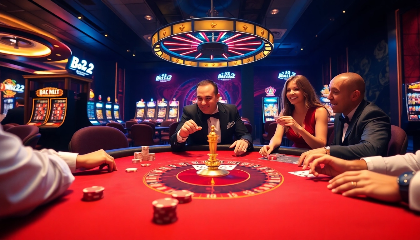 Experience high-stakes excitement at B52 Club with professional players enjoying casino games.