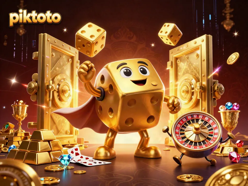 Experience thrilling gameplay at piktoto with vibrant casino elements and dazzling treasures.