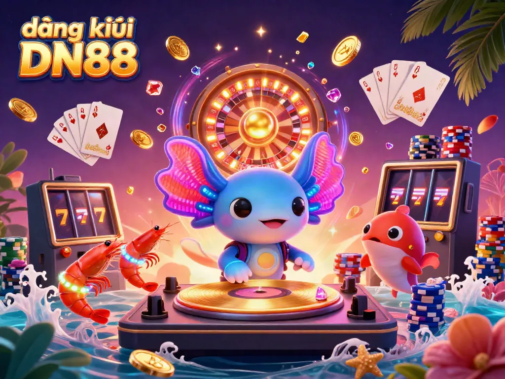 Engage with gaming excitement and đăng ký DN88 at this vibrant underwater casino scene.