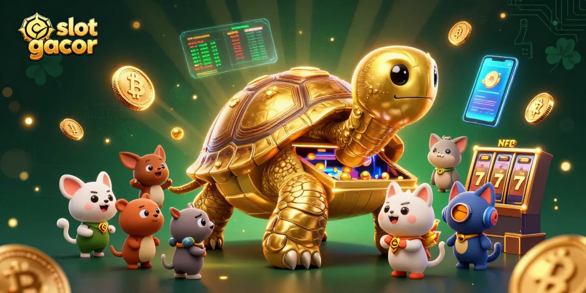 Engage with slot gacor in a vibrant casino scene featuring lively characters and dynamic elements.