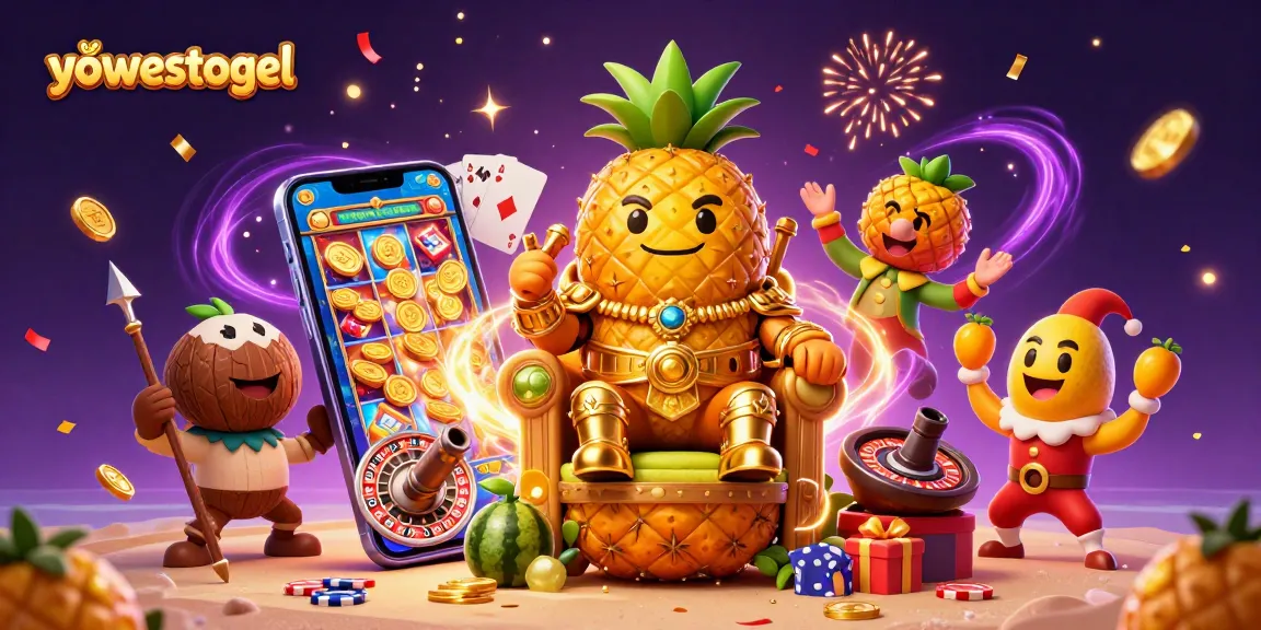 Spin the reels and win big with yowestogel in this vibrant casino scene!
