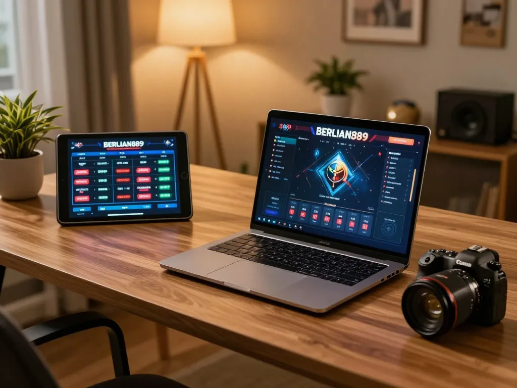 Experience gaming excitement with BERLIAN889 in a stylish home setup
