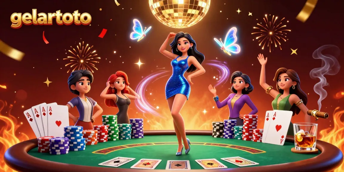 Experience the excitement of gelartoto with vibrant casino action and immersive elements.