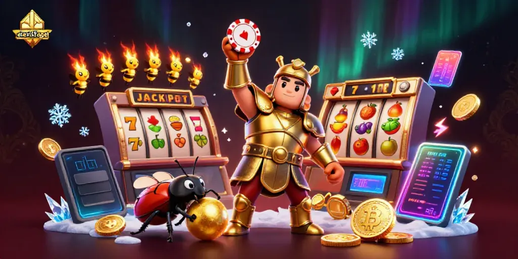 Menangkan jackpot dengan slot gacor dari alexistogel dalam ilustrasi kasino yang menarik.