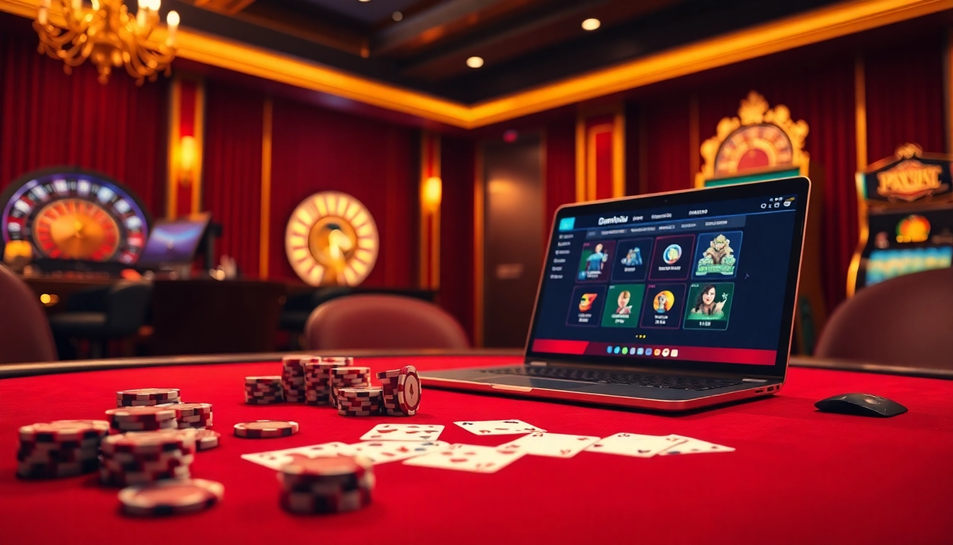 Play exciting poker games on Dominoqiu while enjoying a luxurious casino atmosphere.