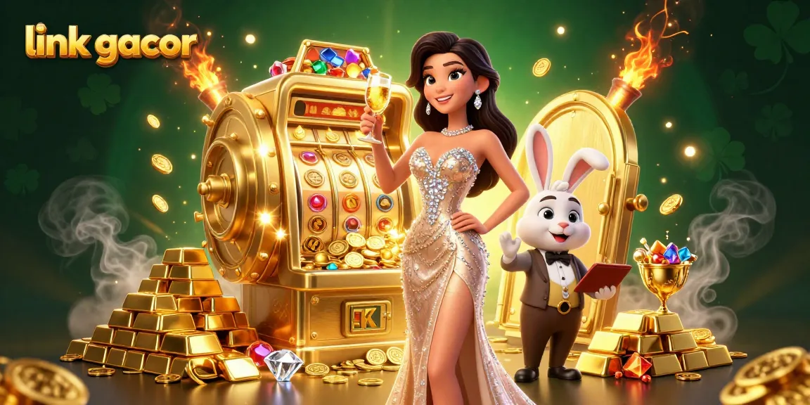 Spin the reels with exciting link gacor slots at our dynamic casino illustration.