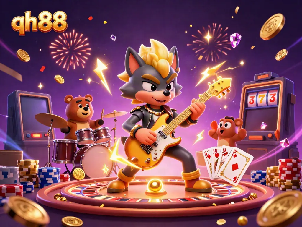 Join the action with the vibrant scene of qh 88, showcasing thrilling gameplay elements and excitement.