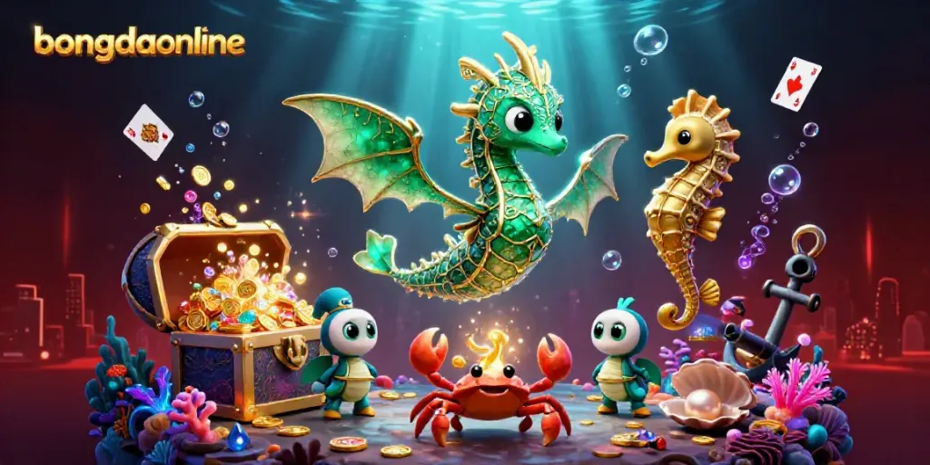 Immerse in the world of bongdaonline with a magical underwater casino adventure.