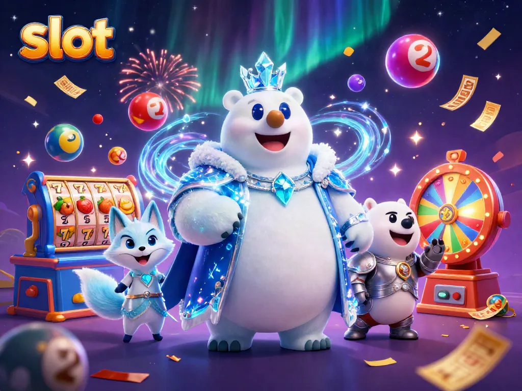 Putar slot dengan simbol buah dan angka dalam mesin slot yang berkilau