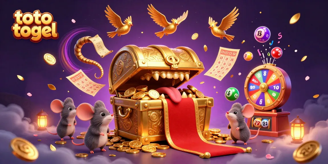 Menangkan toto togel dengan permainan lotere yang menarik, bola berwarna-warni dan kartu bingo di sekelilingnya.