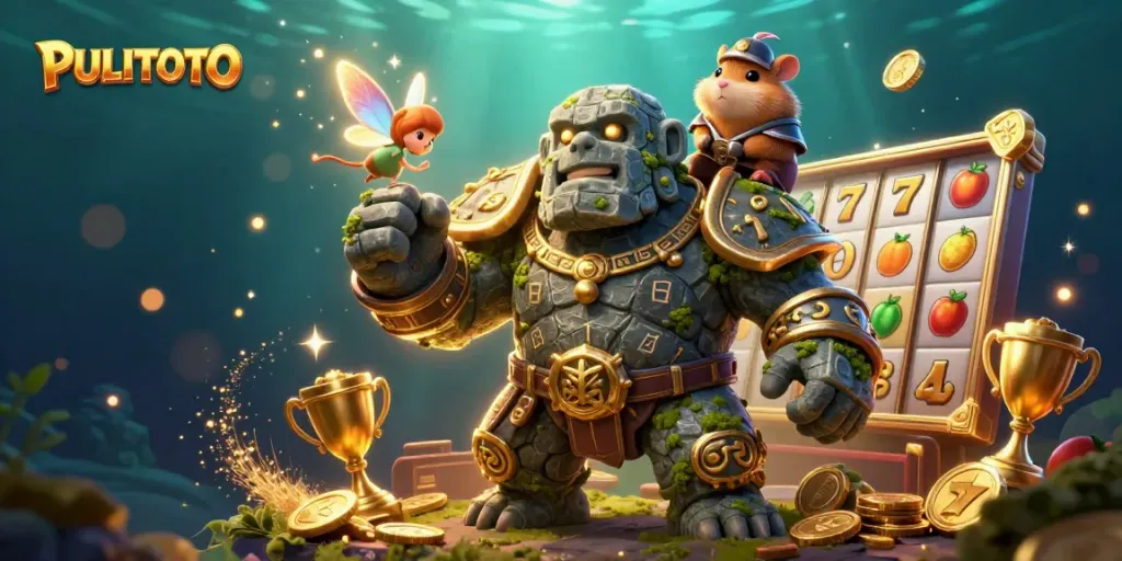 Engage with PULITOTO's thrilling slots game featuring magical characters and dynamic elements.