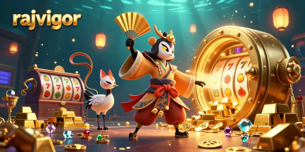 Engage in exciting gaming adventures with rajavigor, featuring stunning slots and vibrant characters.
