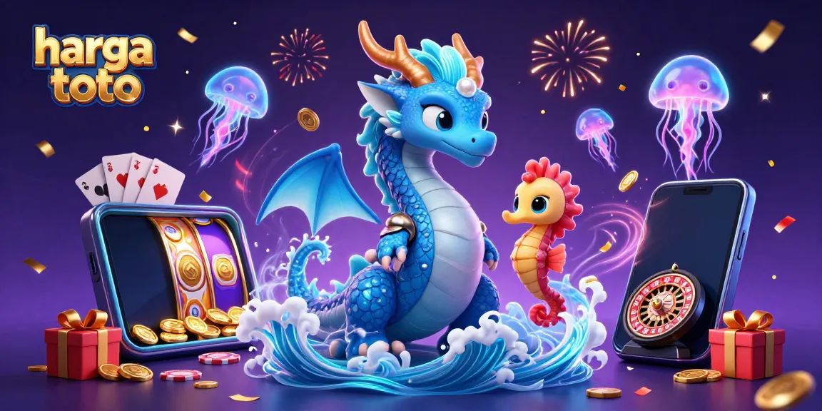Permainan togel online harga toto dengan karakter kartun laut yang menarik dan elemen kasino yang kaya.