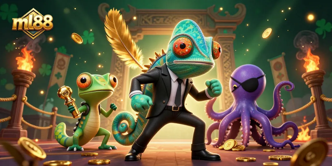 Experience the excitement of ml88 in a vibrant casino scene filled with enchanting characters and thrilling game elements.