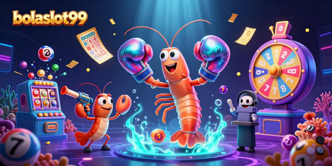 Experience thrilling action in bolaslot99 with vibrant lottery games and charismatic sea creature characters.