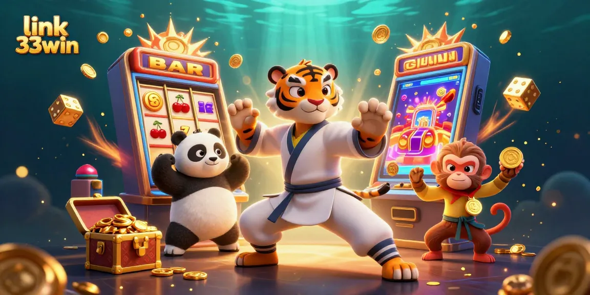 Engage with the vibrant casino scene showcasing link 33win and its dynamic gaming elements.