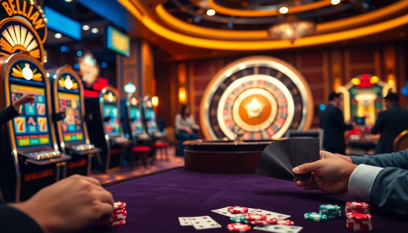 Experience the excitement of berlian 888 casino games with vibrant slots and roulette.