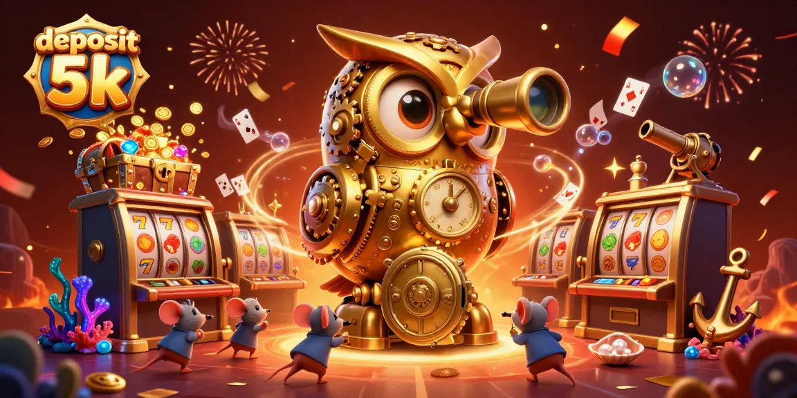 Memenangkan permainan slot dengan deposit 5k yang menarik serta bonus besar yang ditawarkan di kasino online.