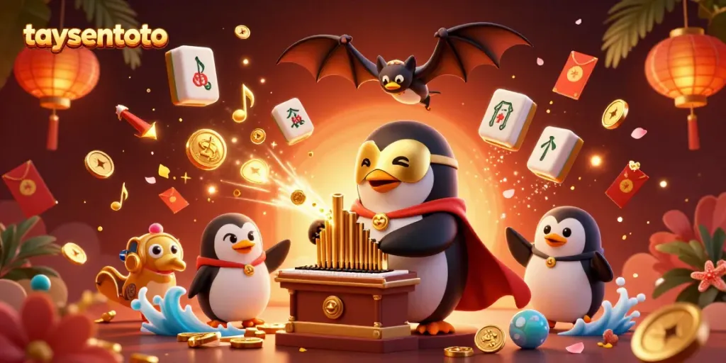 Experience the excitement of taysentoto with vibrant casino elements and dynamic characters.