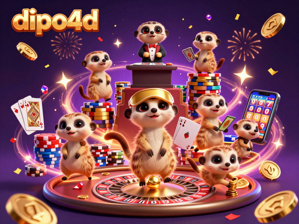 Engage in thrilling gaming action with dipo4d's mobile casino features, showcasing vibrant slots and dynamic gameplay.