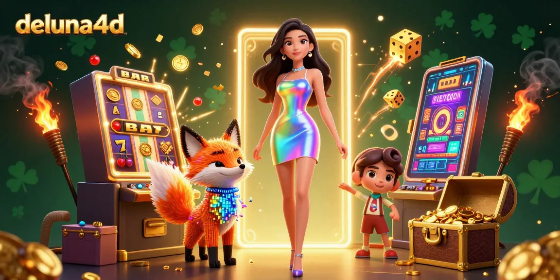 Play exciting games at deluna4d with vibrant casino elements and dynamic jackpot visuals.