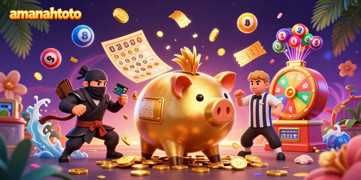 AMANAHTOTO menampilkan suasana kasino yang meriah dengan karakter unik dan elemen permainan