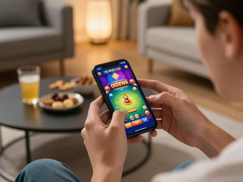 Engaging gameplay on UGDEWA app showcasing exciting online casino action.