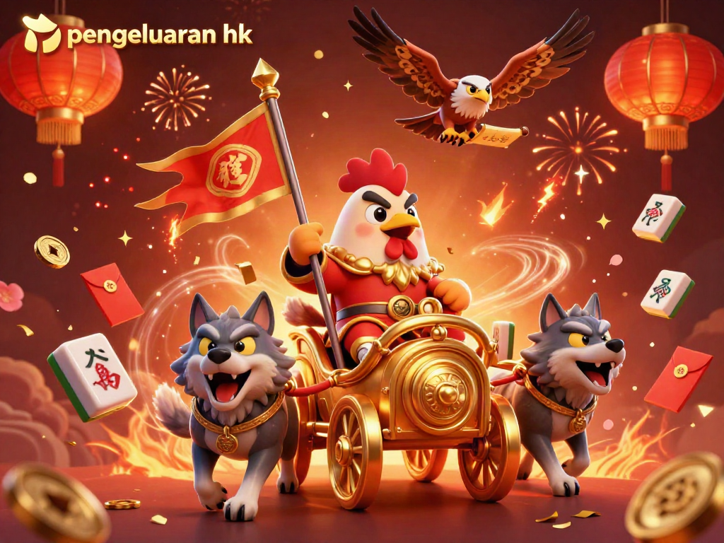 Melihat pengeluaran hk hari ini dengan ilustrasi kasino bertema lotere yang menarik.