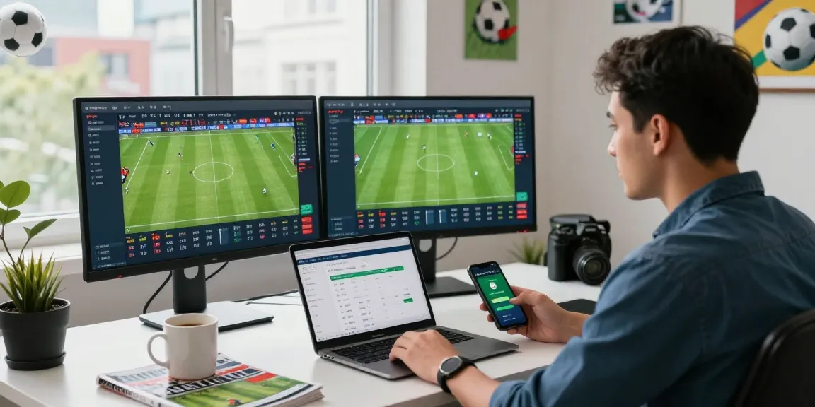 Soi keo nha cai analysis scene with sports analyst reviewing live betting odds and match stats for accurate predictions.