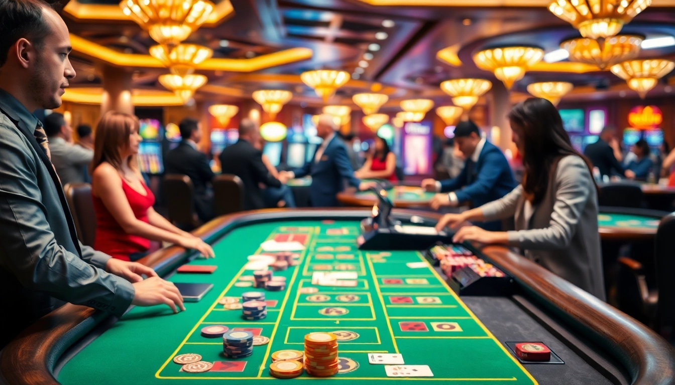 Experience the excitement of afktoto games with lively casino action on the game table.