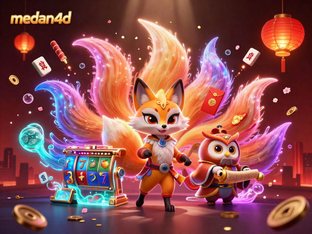 Menangkan permainan slot di medan4d dengan simbol keberuntungan dan suasana magis yang hidup