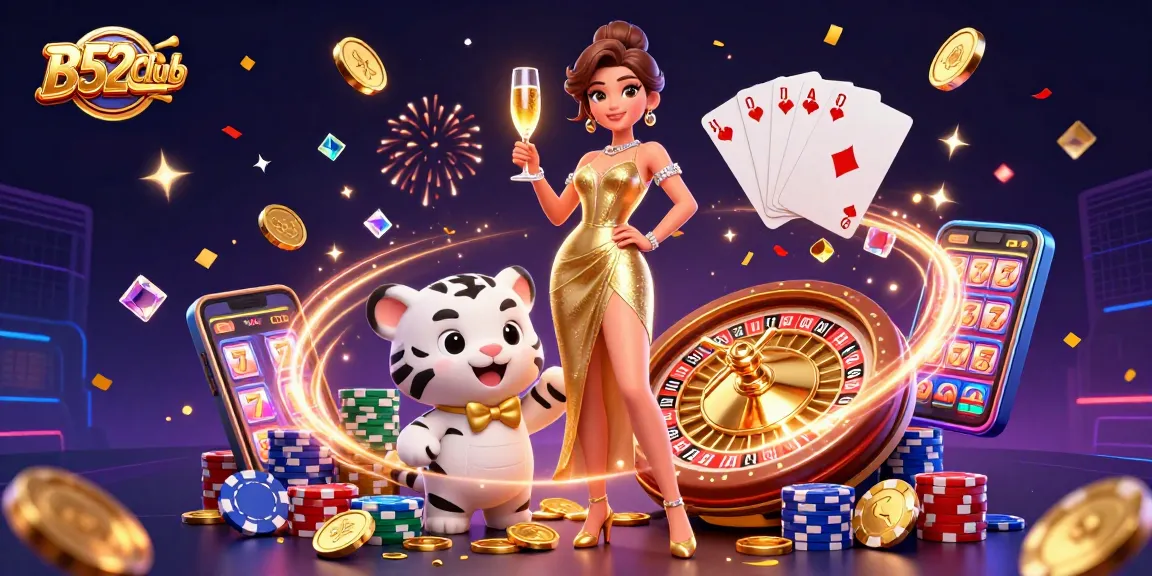 B52Club invites thrill-seekers to enjoy dazzling casino excitement with a glamorous scene.