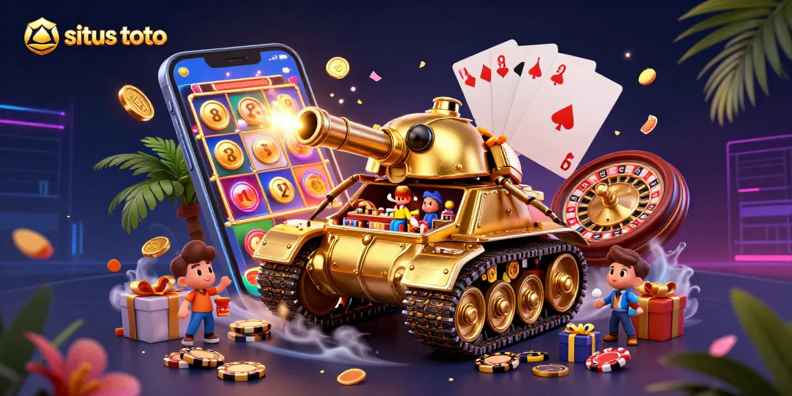 Menangkan peluang besar di situs toto dengan visual kasino mini dalam ilustrasi 3D menarik
