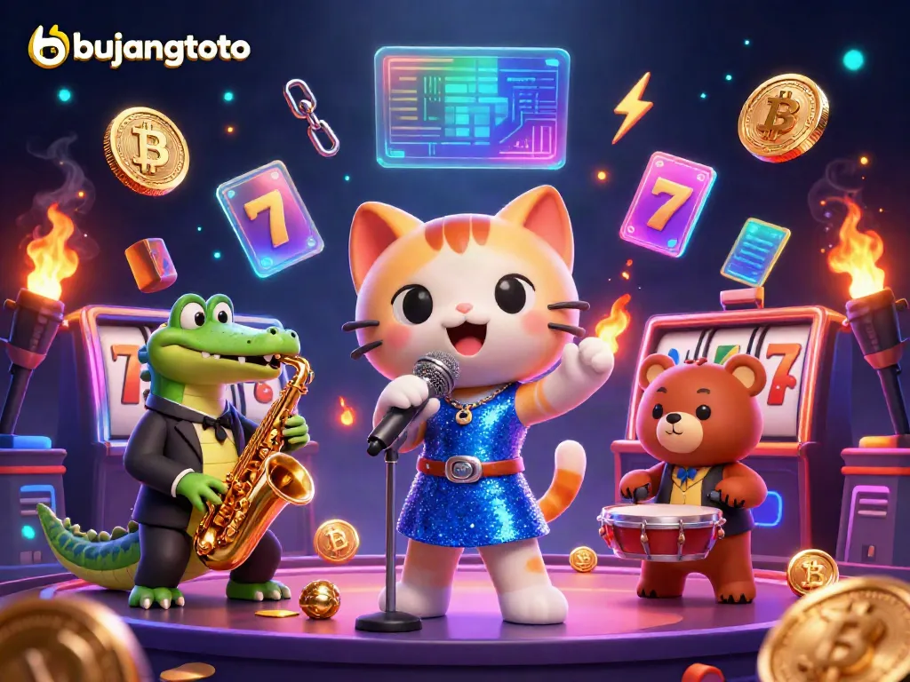 Experience the vibrant atmosphere of bujangtoto with animated casino characters engaging in thrilling gameplay.