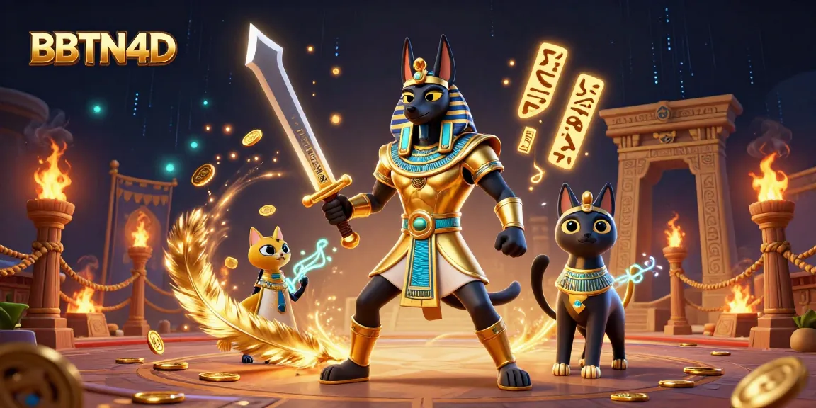 Permainan slot BBTN4D yang menarik dengan efek visual menawan dan karakter unik dalam aksi.
