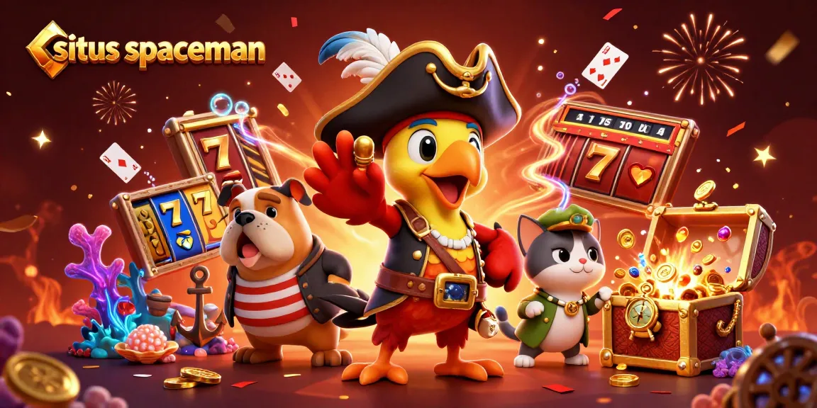 Situs spaceman hadir dalam ilustrasi 3D dengan karakter kasino slot yang menarik dan penuh kemewahan.