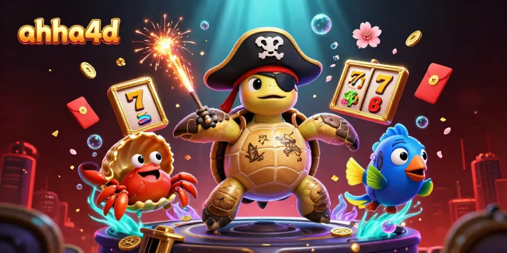 Permainan slot dan domino di ahha4d, dengan karakter lucu yang menambah keseruan.