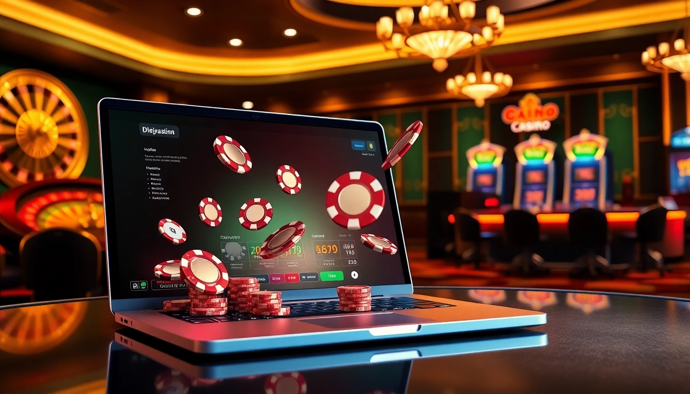 Experience the thrill of online gambling at trang chủ okfun with vibrant casino visuals and engaging gameplay.