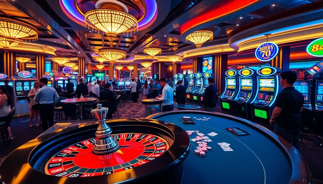 Experience the thrill of winning at CM 88 casino with vibrant gaming tables and exciting roulette.
