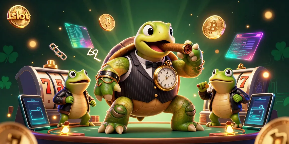 Menang slot dengan turtle gangster dan penegak hukum katak di kasino