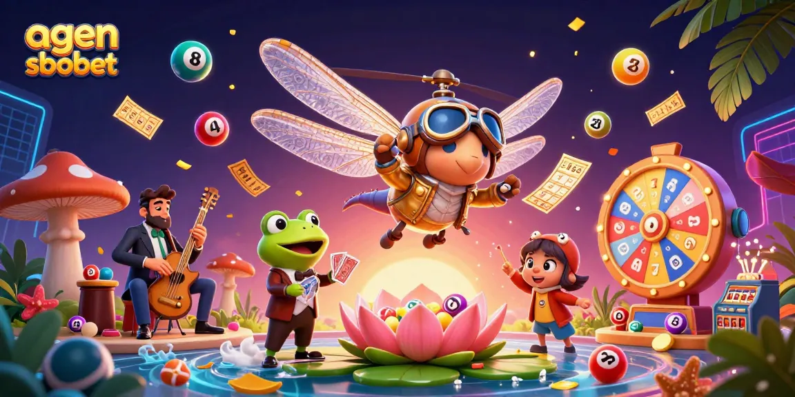 Engage with agen sbobet in a vibrant casino world featuring lively characters and immersive game elements.