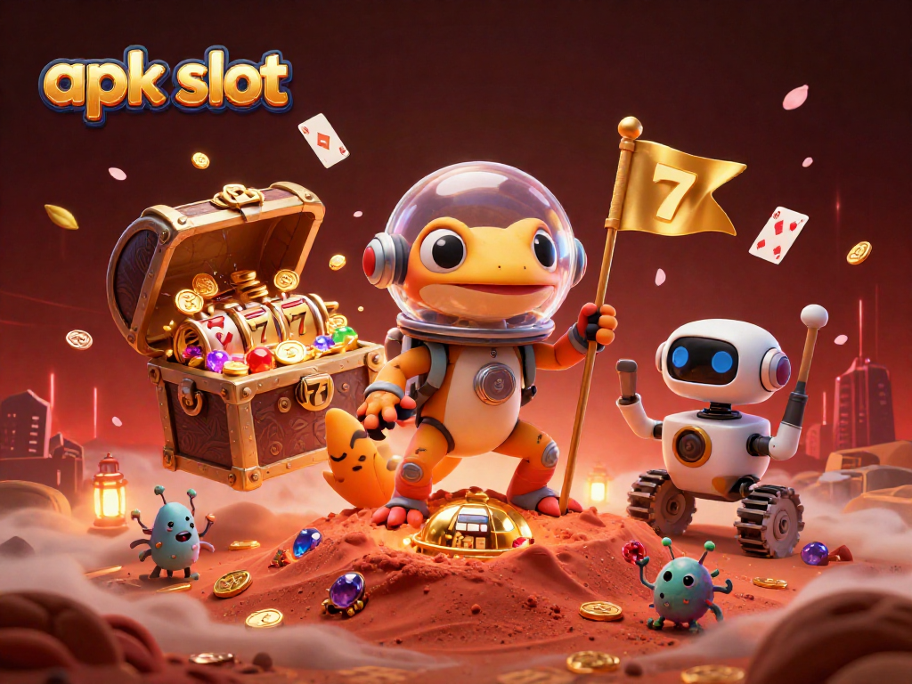 Menangkan jackpot dengan apk slot yang menarik dan slot berwarna-warni di kasino luar angkasa.