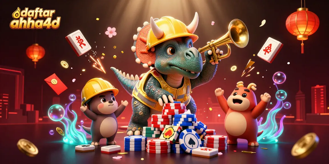 Gambaran menarik cara melakukan deposit dan withdraw di daftar ahha4d dengan ilustrasi kasino 3D.