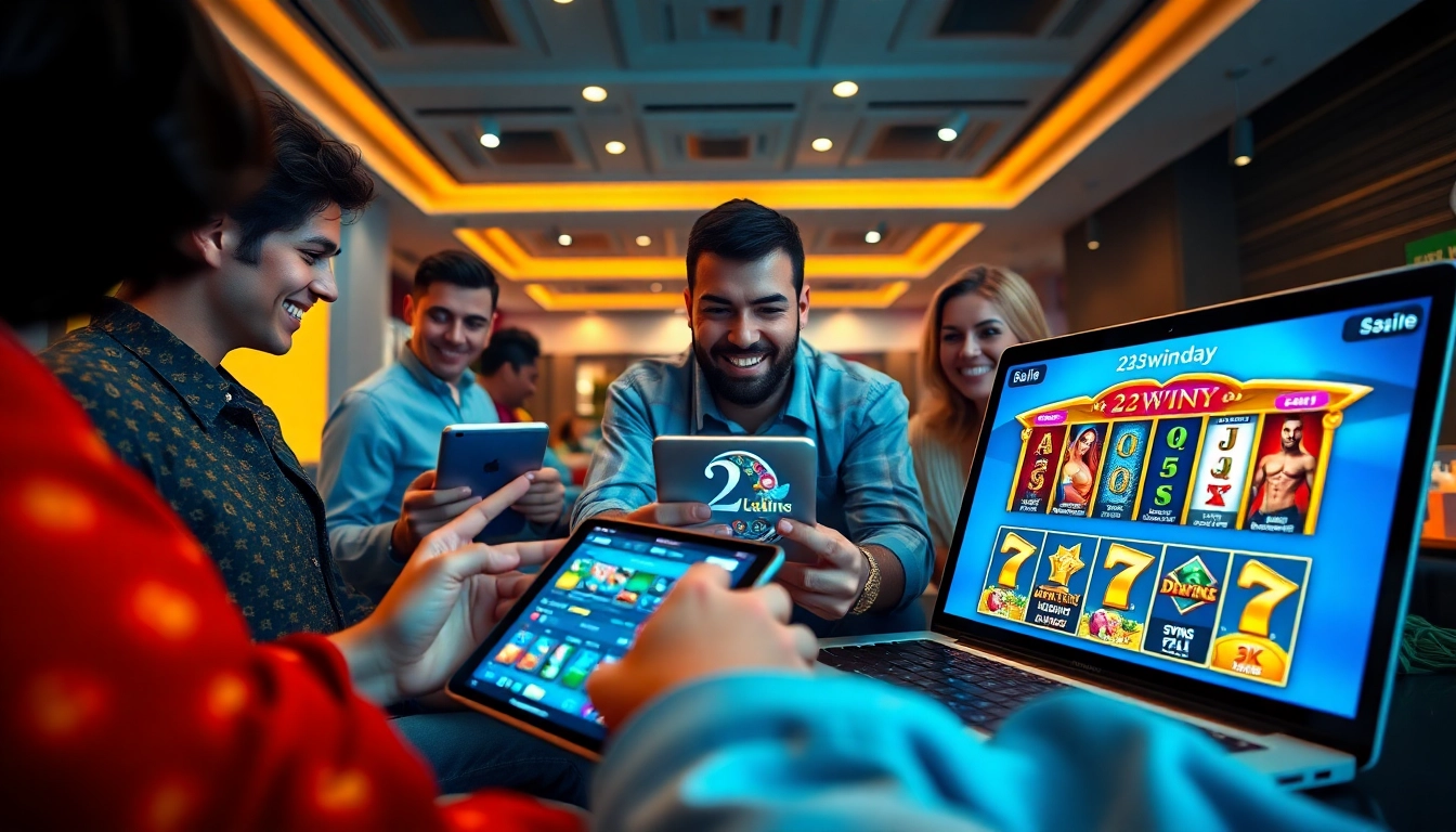 Experience the vibrant online gaming world at 23win.day, where players enjoy diverse casino games.